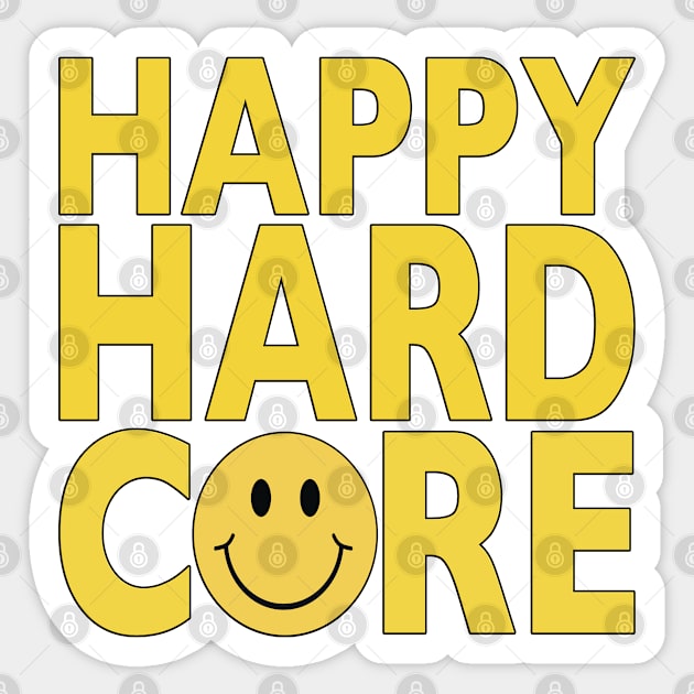 Happy Hardcore Acid House Ravers Sticker by RuftupDesigns